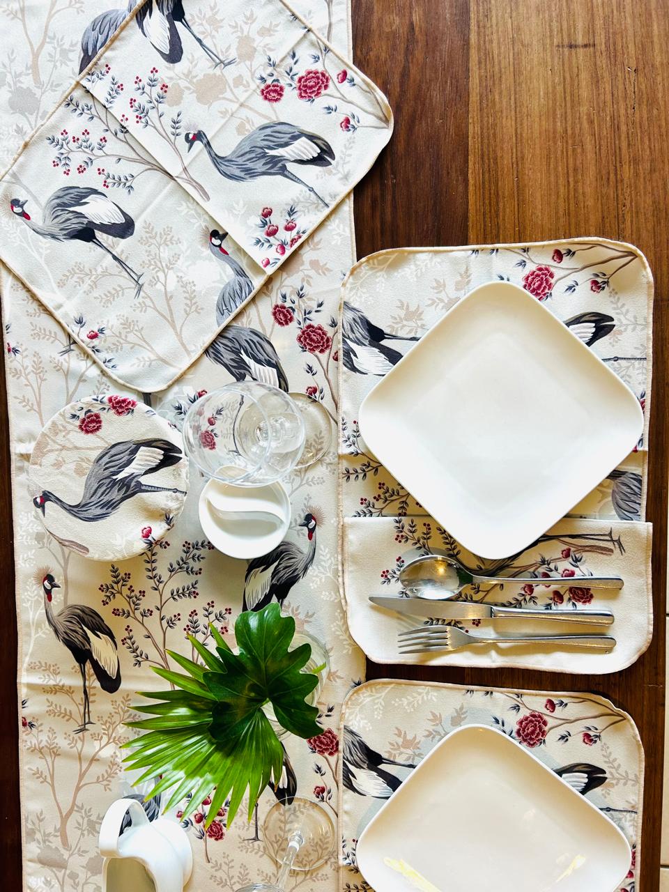 Crane Table Runner