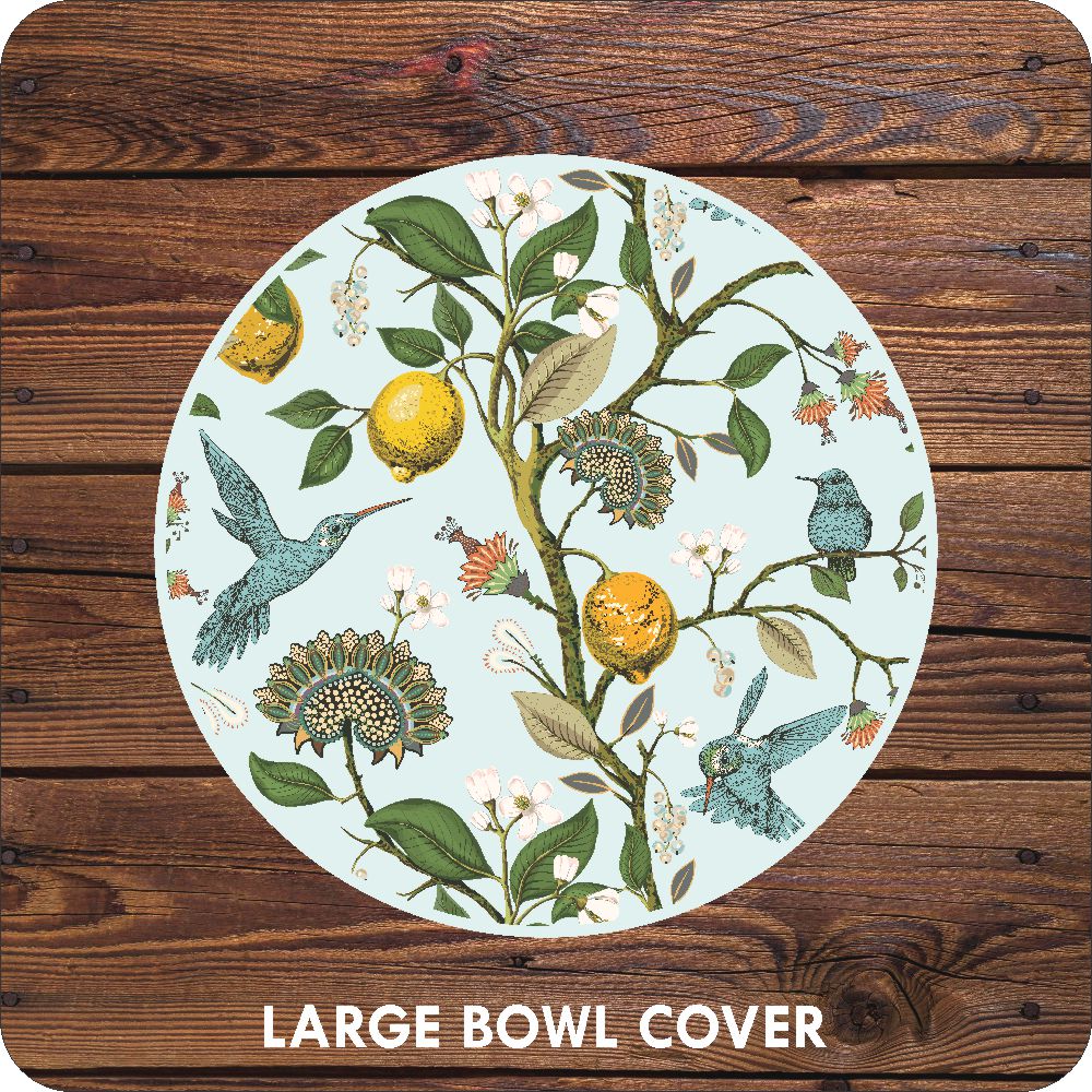 Lemon Birds Bowl Covers